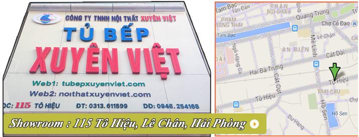 Địa chỉ Showroom tủ bếp Xuyên Việt