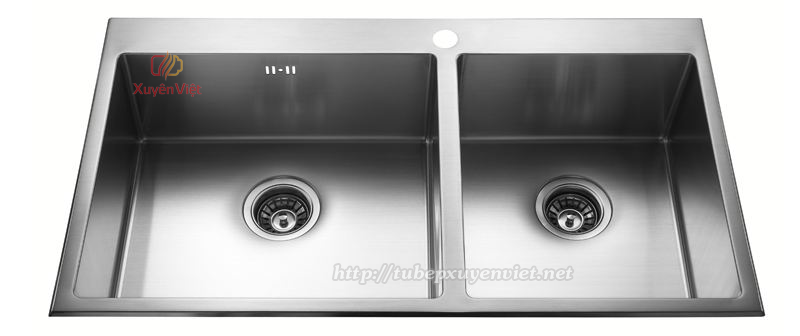 Chậu rửa đôi GJS8348L inox 304 Kerean