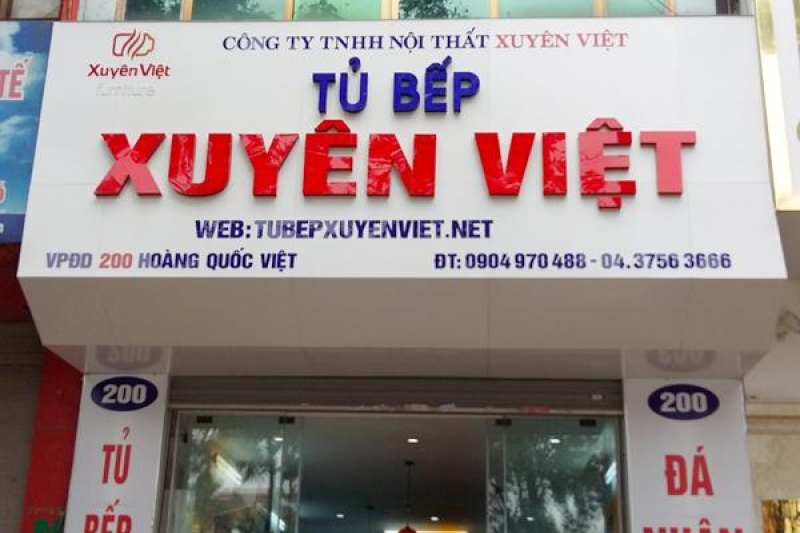 Khai trương showroom tủ bếp Xuyên Việt số 200 Hoàng Quốc Việt