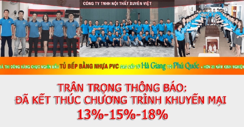 Chương trình chiết khấu ưu đãi từ 13%-18% đã hết hạn