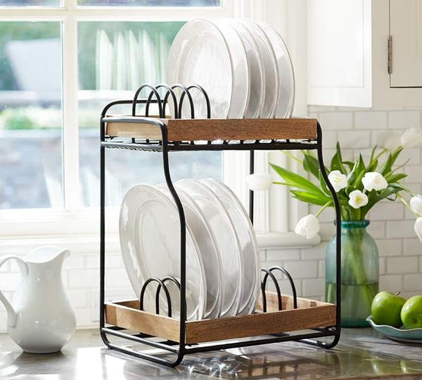 Giá úp bát đĩa - Làm đẹp không gian bếp với giá úp đĩa xinh xắn