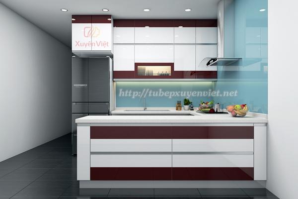Thiết kế tủ bếp đẹp cho nhà chung cư Anh Vinh - Royal City, Hà Nội
