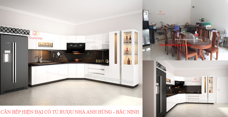 Hoàn hảo căn bếp đẹp nhà anh Hùng - Bắc Ninh XV24616