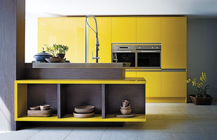 Vàng - gam màu cho những căn bếp hiện đại ảnh 4
