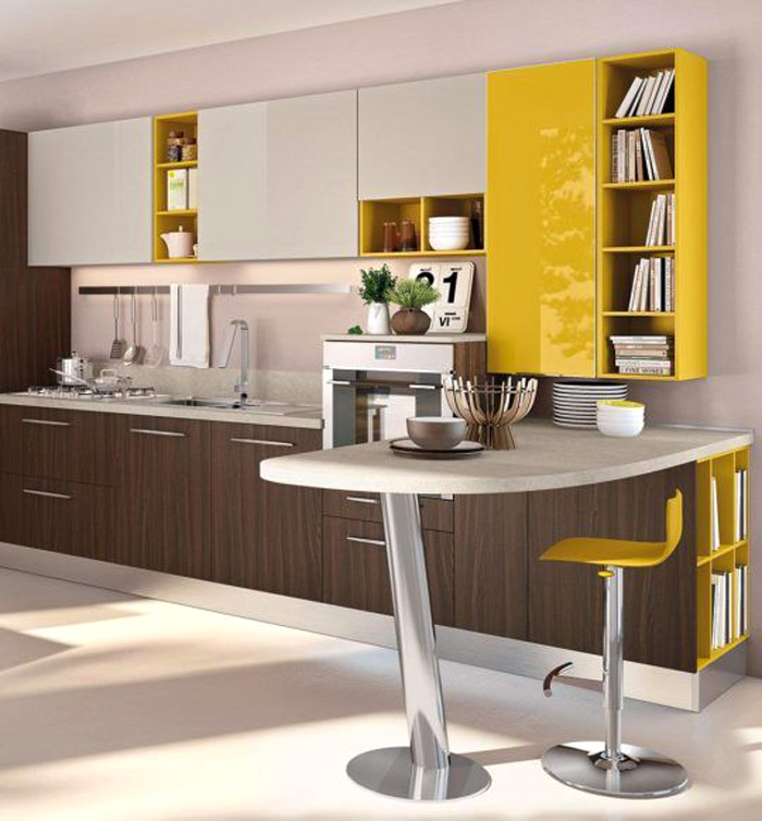 Vàng - gam màu cho những căn bếp hiện đại ảnh 5