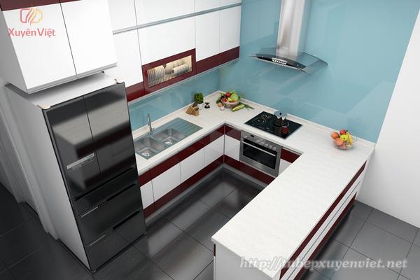 Thiết kế tủ bếp đẹp cho nhà chung cư Anh Vinh - Royal City, Hà Nội